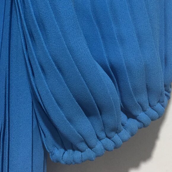 VINTAGE NU-MODE PLEATED MIDI DRESSES SIZE 11/12 - Picture 9 of 11